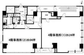 RAXA神田須田町 4階(1) 間取り図