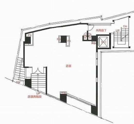 恵比寿ブルーメ 2階 間取り図