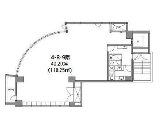 石川興産ビル 7階 間取り図