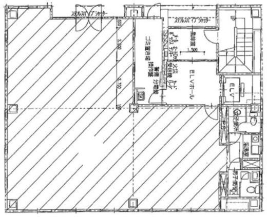RENOBLE NINGYOCHO（旧：NCC富沢町ビル） 1階 間取り図