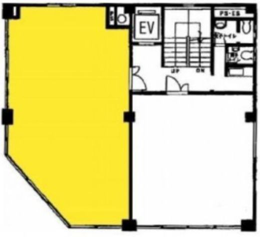 元赤坂テラサワビル 201 間取り図