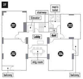 プレミアムオフィス麹町 201 間取り図