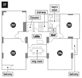 プレミアムオフィス麹町 204 間取り図