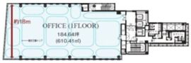 虎ノ門ファーストガーデン 11階 間取り図