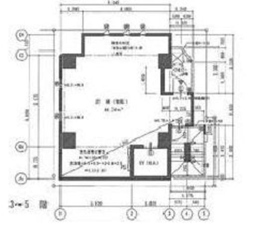 GINZA K2 4階 間取り図