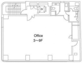 虎ノ門3丁目アネックス 3階 間取り図