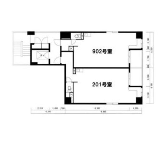 A・M京橋ビル 902 間取り図