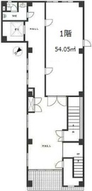 八木兵馬喰町ビル 1階 間取り図