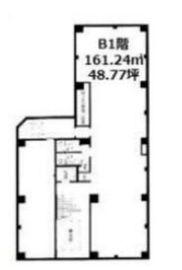 第21中央ビル B1階 間取り図