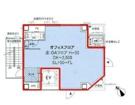 不二ビルディング新橋 13階 間取り図