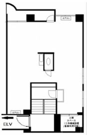 アール五反田(旧フラッツ増沢) 6階B 間取り図