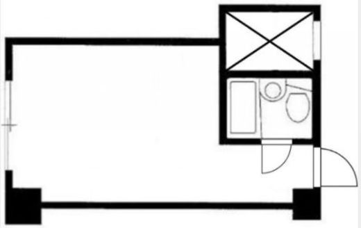 赤坂レジデンシャルホテル(事務所・SOHO) 332 間取り図