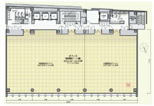 新橋アイマークビル 3階 間取り図