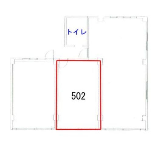 第一銀座ビル 502 間取り図