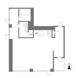 リゾーム麻布十番 402 間取り図