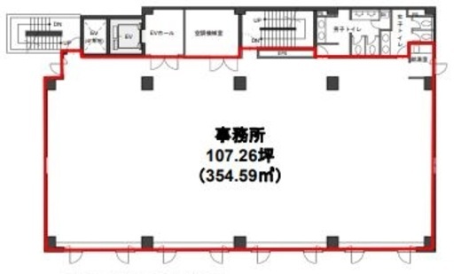 九段北二丁目ビル 2階 間取り図