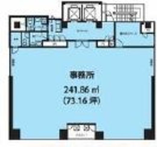 アスク銀座ビル 3階 間取り図