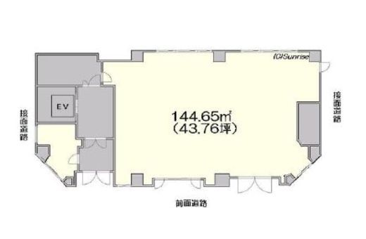 東京茶業会館 1階 間取り図