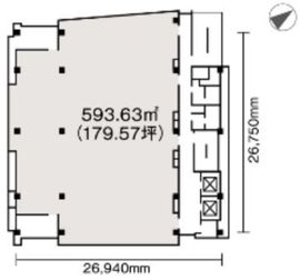 銀座並木通りビル 801 間取り図