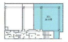 第1東ビル 201 間取り図