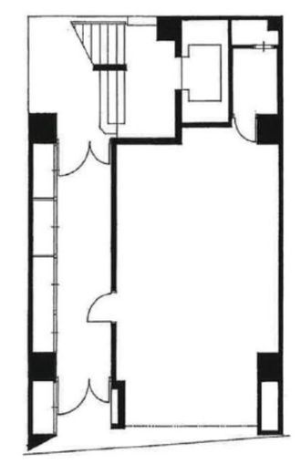 アクシーズ7号館ビル 1階 間取り図