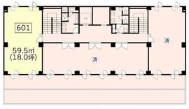 ヤマト第1ビル 601 間取り図