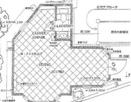 神宮前KHPスタジオ 2階 間取り図