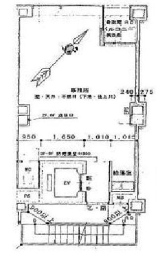ボワゼ青山 10階 間取り図