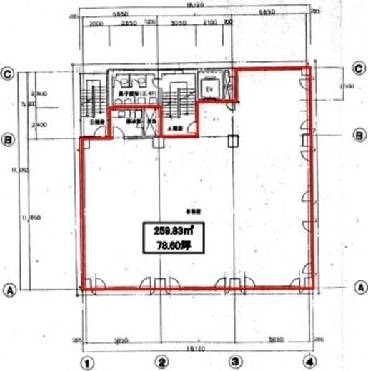 協販ビル 4階 間取り図