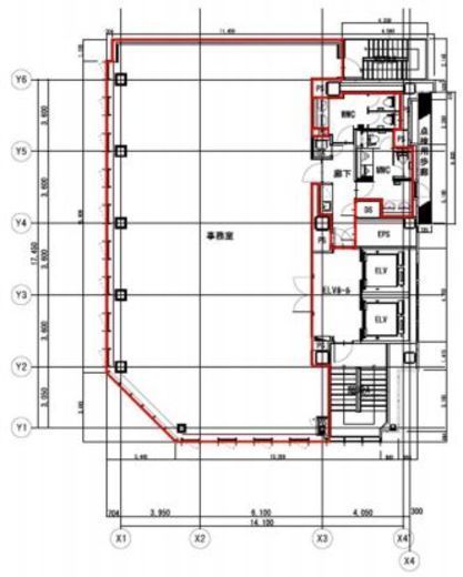 COMS虎ノ門 7階 間取り図