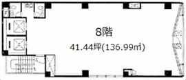 吉野第二ビル 8階 間取り図