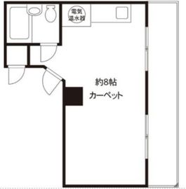 ジュエル銀座 802 間取り図
