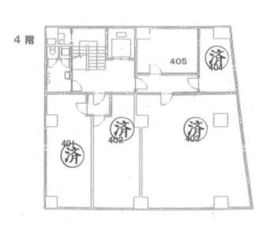友野本社ビル 405 間取り図