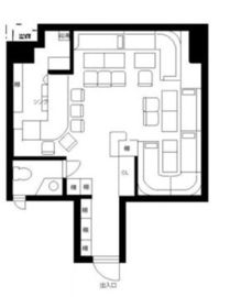 銀座第3誠和ビル 3階A 間取り図