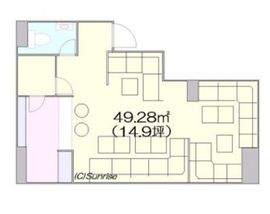 並木ビル B1階A 間取り図