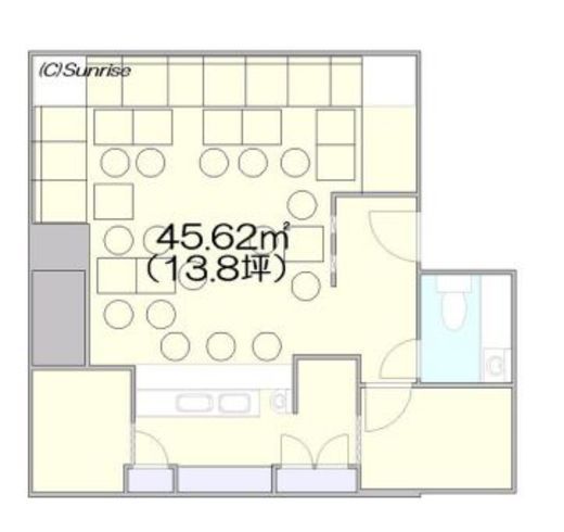 並木ビル 7階A 間取り図