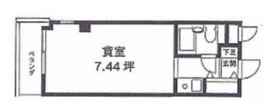 アクアビル 201 間取り図