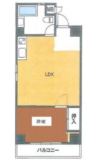 秀和第2築地レジデンス 312 間取り図