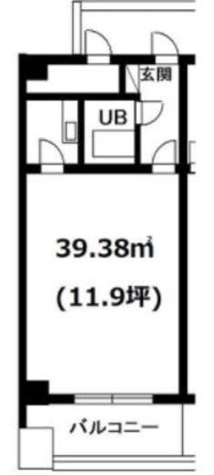 日本橋蛎殻町東急ビル 701 間取り図