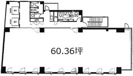 オカムラ赤坂ビル(旧:ボッシュビル赤坂) 2階 間取り図