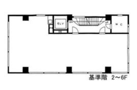 兜町第二ビル 3階 間取り図