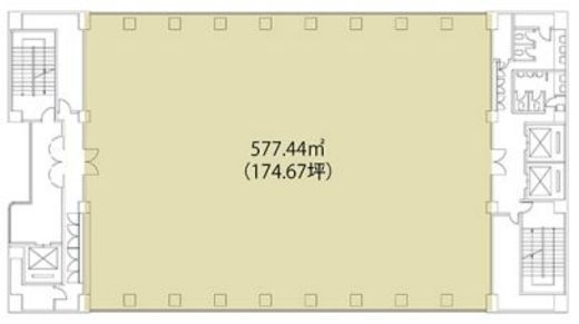 品川イースト 2階 間取り図
