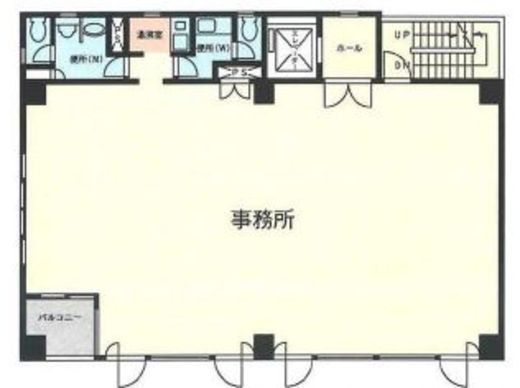 NT日本橋ビル 2階 間取り図