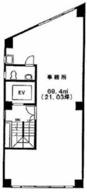 山口ビル 4階 間取り図