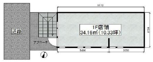 ブルック日本橋 1階 間取り図