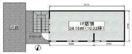 ブルック日本橋 1階 間取り図
