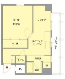 ルミエール元麻布 502 間取り図