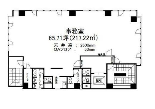 大門KSビル 7階 間取り図