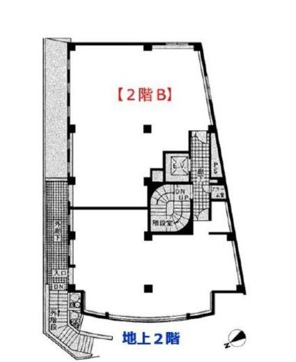 鳳翔ビル 2階B 間取り図
