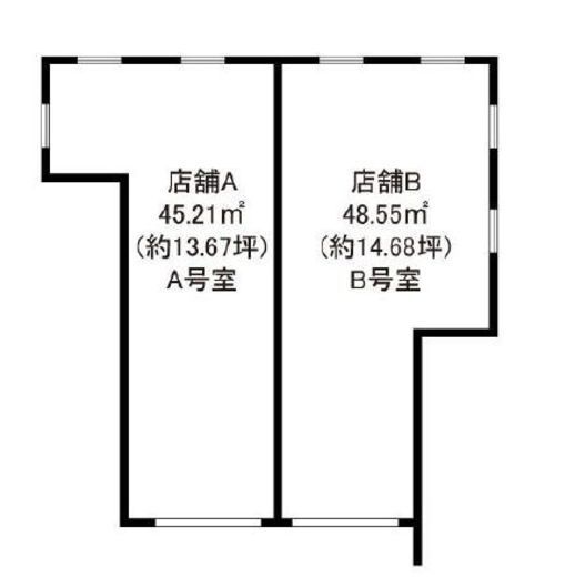 アルゴ西麻布(店舗・事務所) 1階A 間取り図